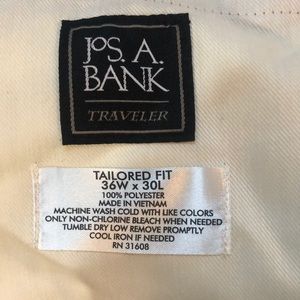Jos A Bank men’s Traveler Pants (no iron poly)